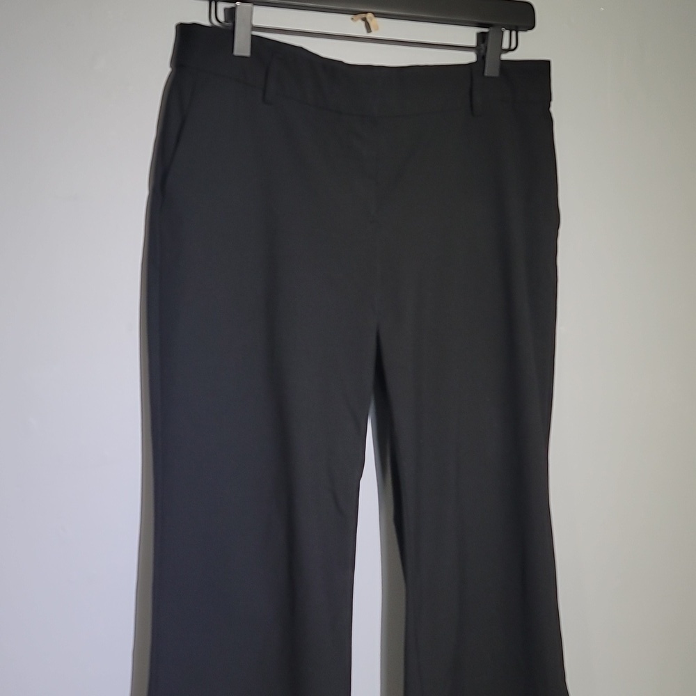 Jones New York Stretch Tall Black Flare Dress Pants